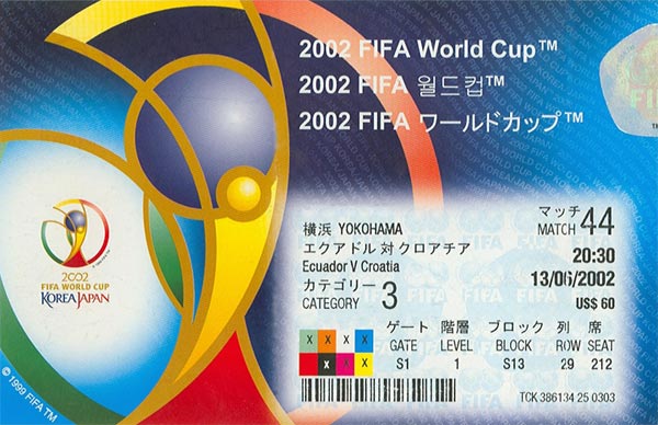Croatia v Ecuador Ticket image.