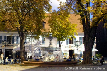 Altstadt Martinsplatz Kaiserslautern.
