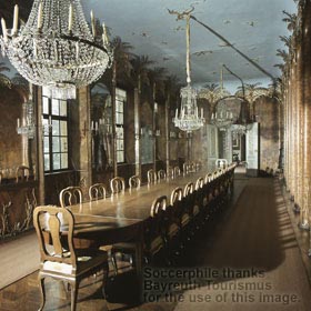 Neues Schloss Zedern Palmen, Bayreuth.