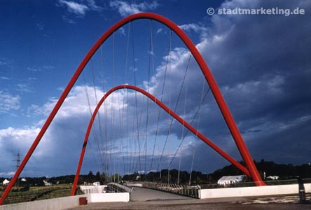 Doppelbogenbrucke, Gelsenkirchen.