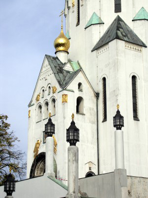 St Alexei's Russian Memorial Church, Leipzig by Lars Gohler.