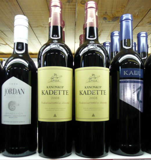 South African Wine, Cape Town, South Africa.