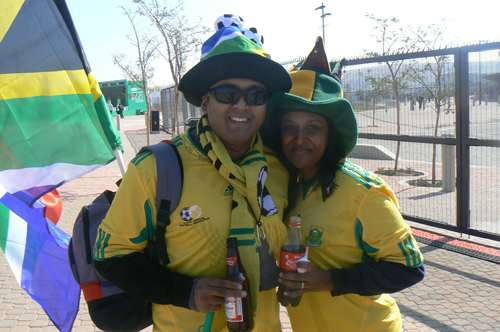 South African Fans, World Cup 2010, South Africa.