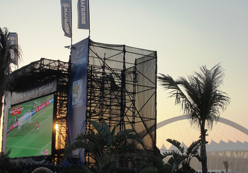 Big Screen, Nelson Mandela Bay Stadium, World Cup 2010, South Africa.