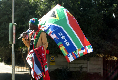 Flag Seller, South Africa.