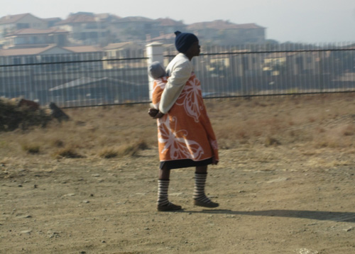 Woman With Baby, South Africa.
