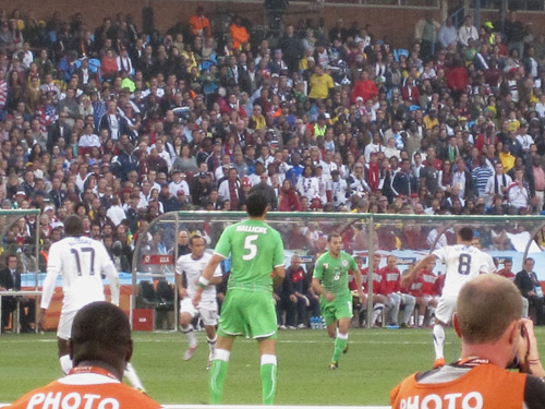 USA v Algeria, World Cup 2010, South Africa.