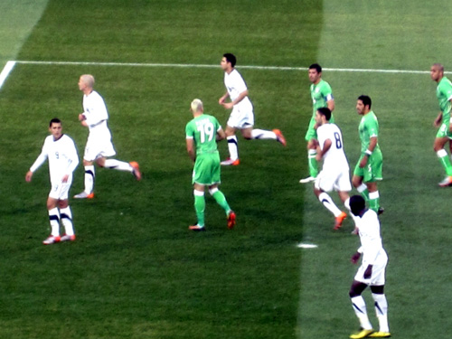 USA v Algeria, World Cup 2010, South Africa.