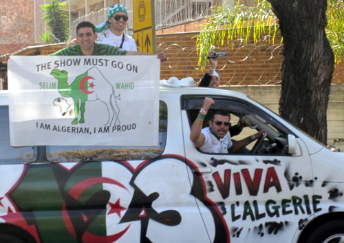 Algeria Fans, World Cup 2010, South Africa.