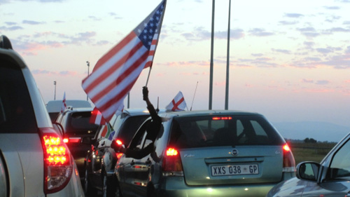 USA Fans, World Cup 2010, South Africa.