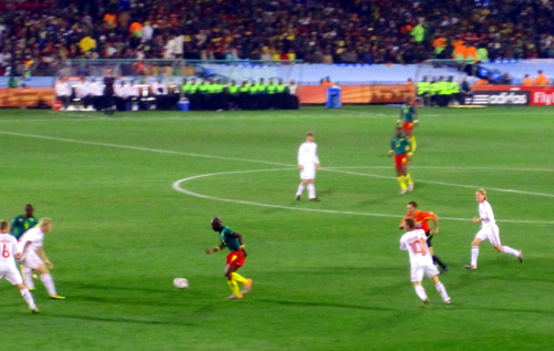 Denmark v Cameroon, World Cup 2010, South Africa.