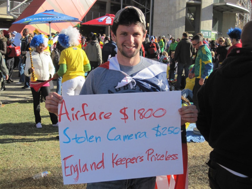 USA Fan, World Cup 2010, South Africa.