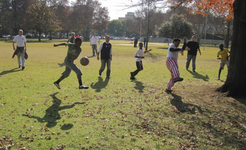 Football In The Park, World Cup 2010, South Africa.