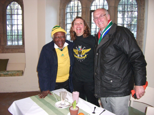 Desmond Tutu, World Cup 2010, South Africa.